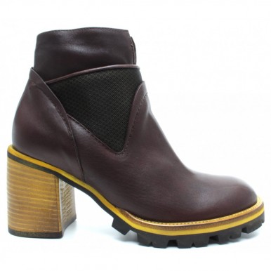 Women's Ankle Boots iXOS X19I25147-022LV Caffe Leather Bordeaux