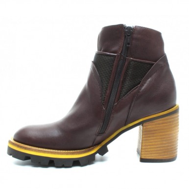 Women's Ankle Boots iXOS X19I25147-022LV Caffe Leather Bordeaux