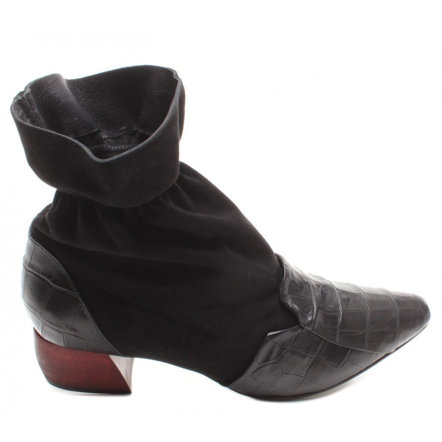 Women's Ankle Boots iXOS X19I50115-037CC Nero Leather Black