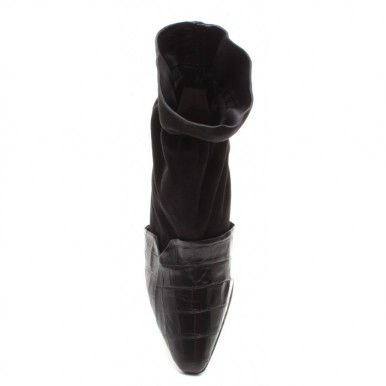 Women's Ankle Boots iXOS X19I50115-037CC Nero Leather Black