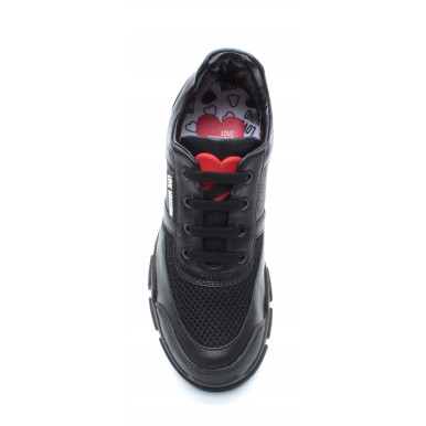 Women's Sneakers LOVE MOSCHINO JA15664 Gli Cro Ne Leather Black