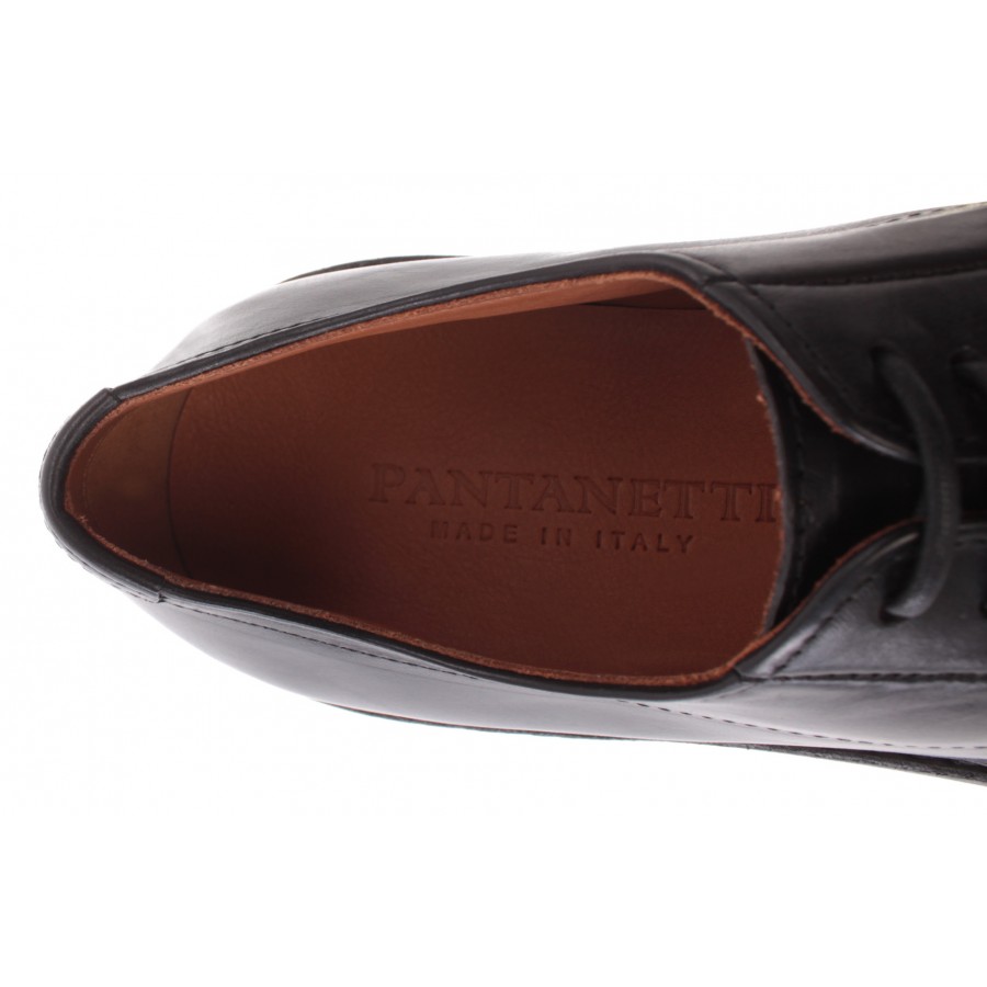 Men's Shoes PANTANETTI 12712F Calgary Nero Leather Black