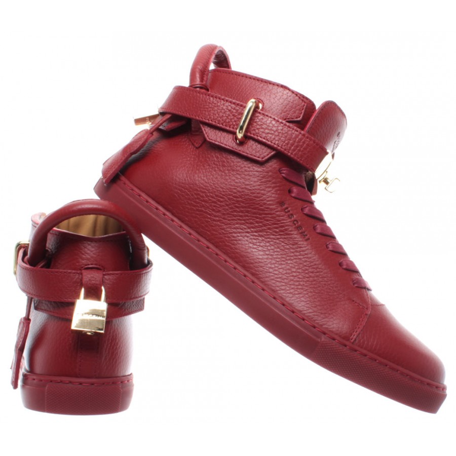 Men's Sneakers BUSCEMI 1007SP14 100MM GUTS Leather Red