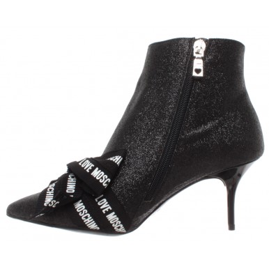 Women's Ankle Boot LOVE MOSCHINO JA21017 Glitter Synthetic Black
