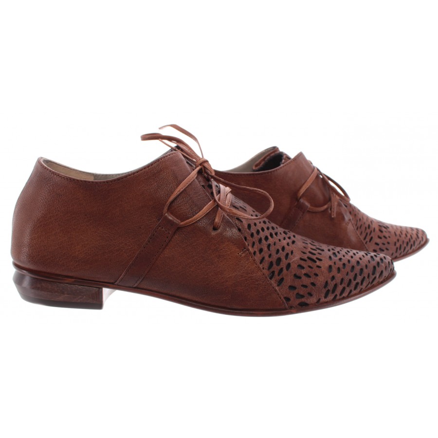 Chaussures Femmes iXOS Splonge Marron Cuir Made In Italy Nouveau