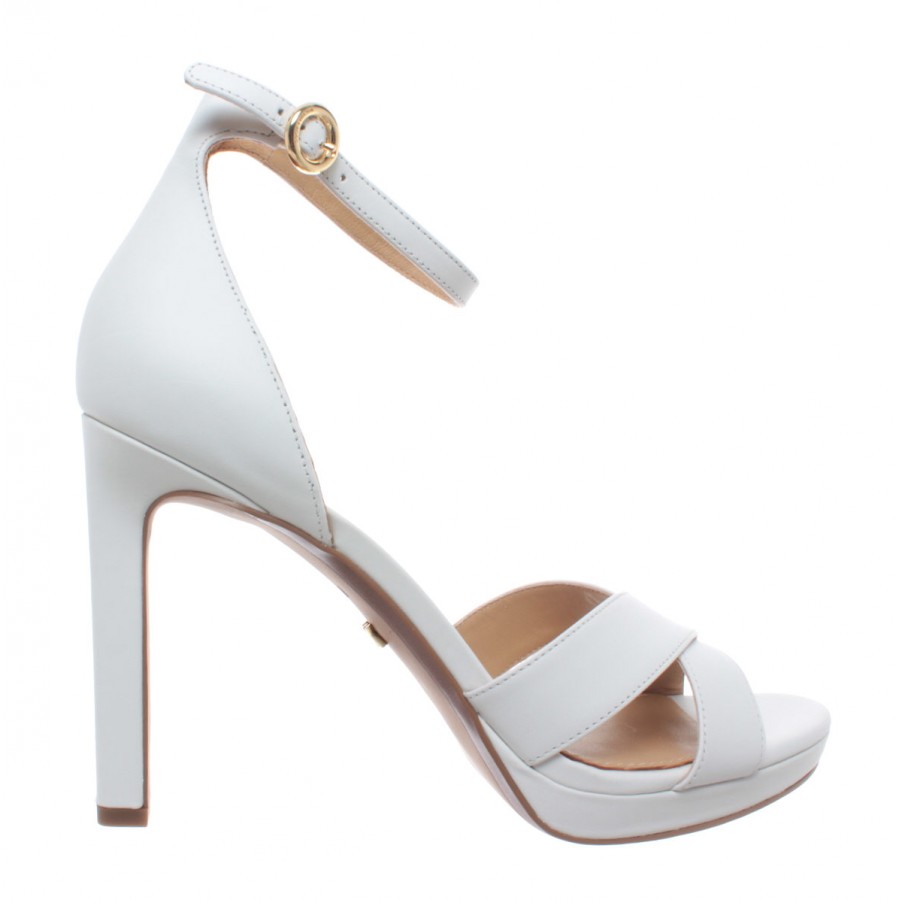 michael kors white heels