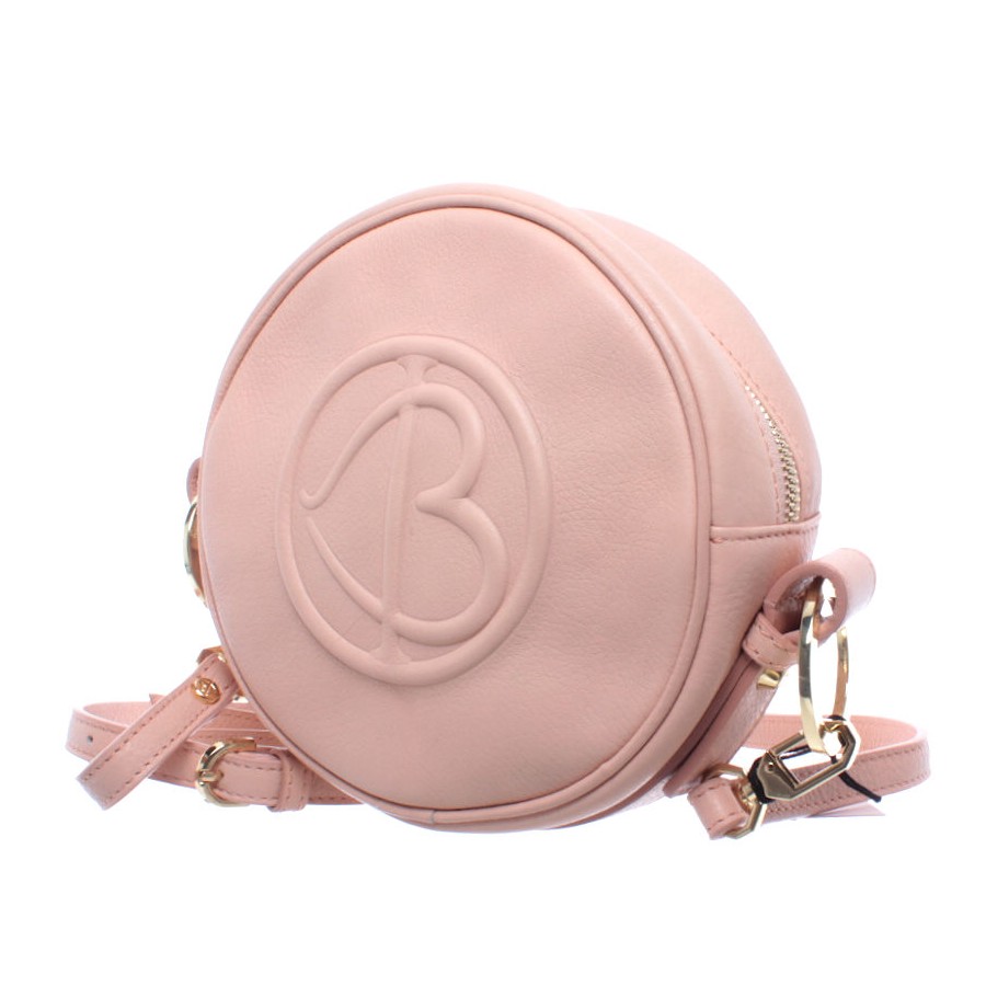 Women's Shoulder Bag BAGGHY Venezia Logo Olivia Crossbody U Mousse Cipria Pink