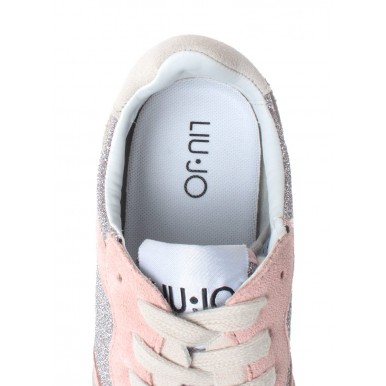 Scarpe Donna Sneaker LIU JO Milano Alexa Running White Pink Nuove