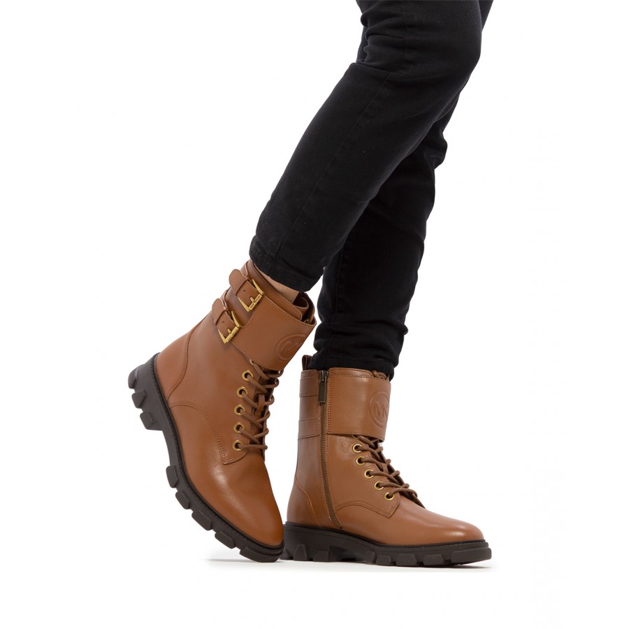 michael kors women's leather boots