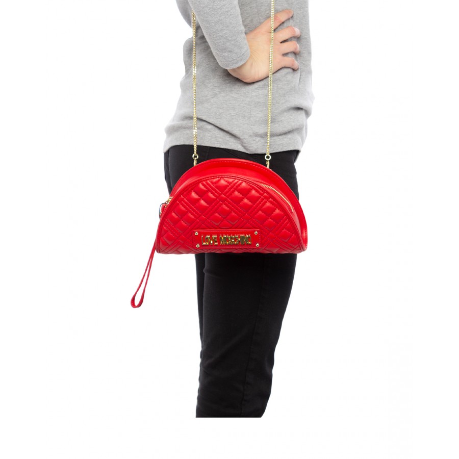 Women's Shoulder Bag LOVE MOSCHINO JC4013 Pu Rosso Synthetic Red