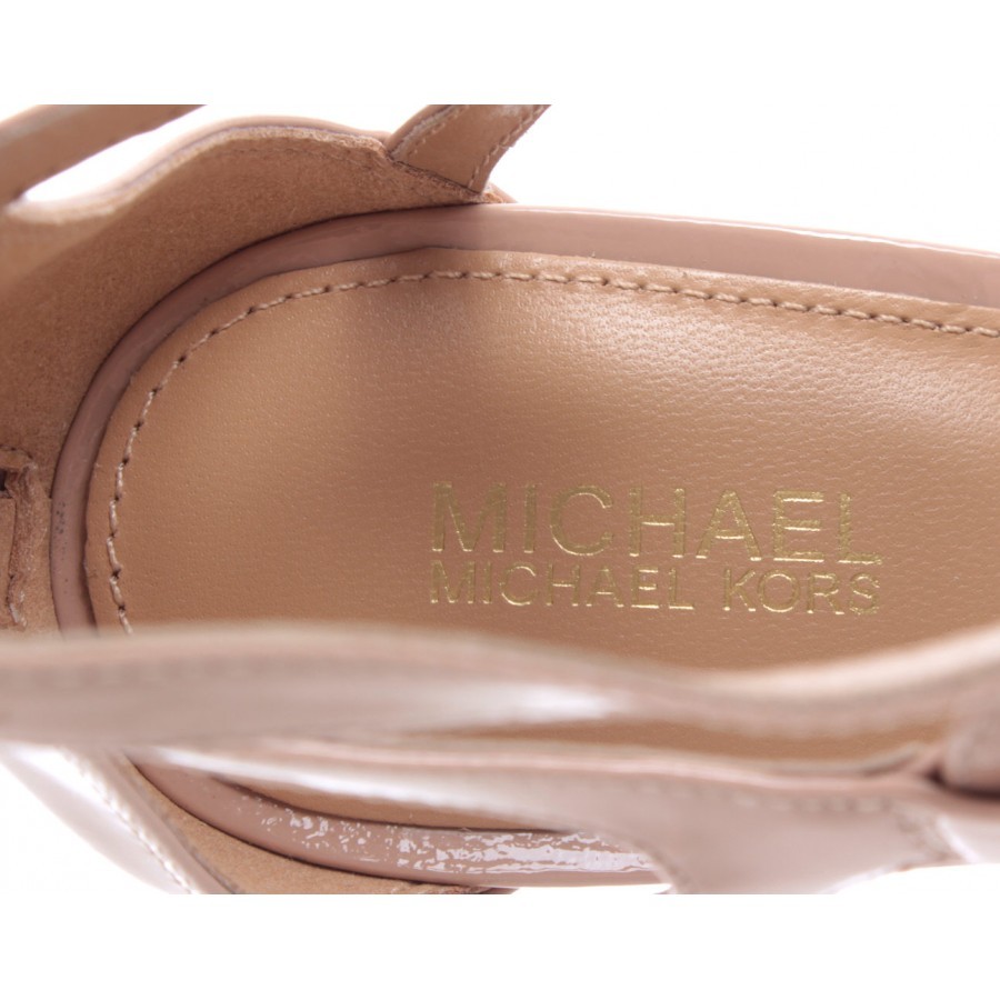 michael kors catia patent leather sandal