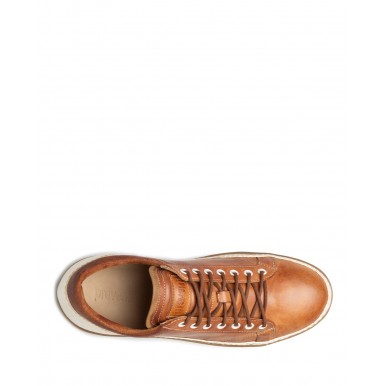 Men's Sneakers Shoes PREVENTI Mattias Cav Tin Cotto Leather Brown