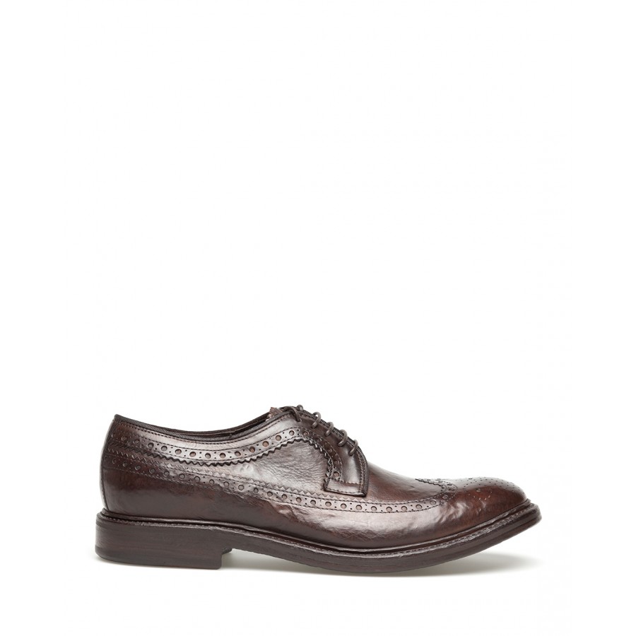 Men's Classic Shoes PREVENTI Simon Vit Tinto Caffe Leather Brown