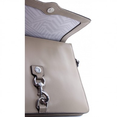 Women's Shoulder Bag REBECCA MINKOFF HU17ESUD19 Large Mab Shoulderbag Silver New