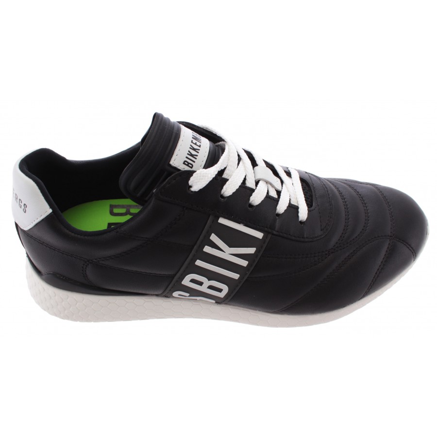 Chaussures Homme Sneaker BIKKEMBERGS BKE 108711 Strik ER 895 Leather Black White