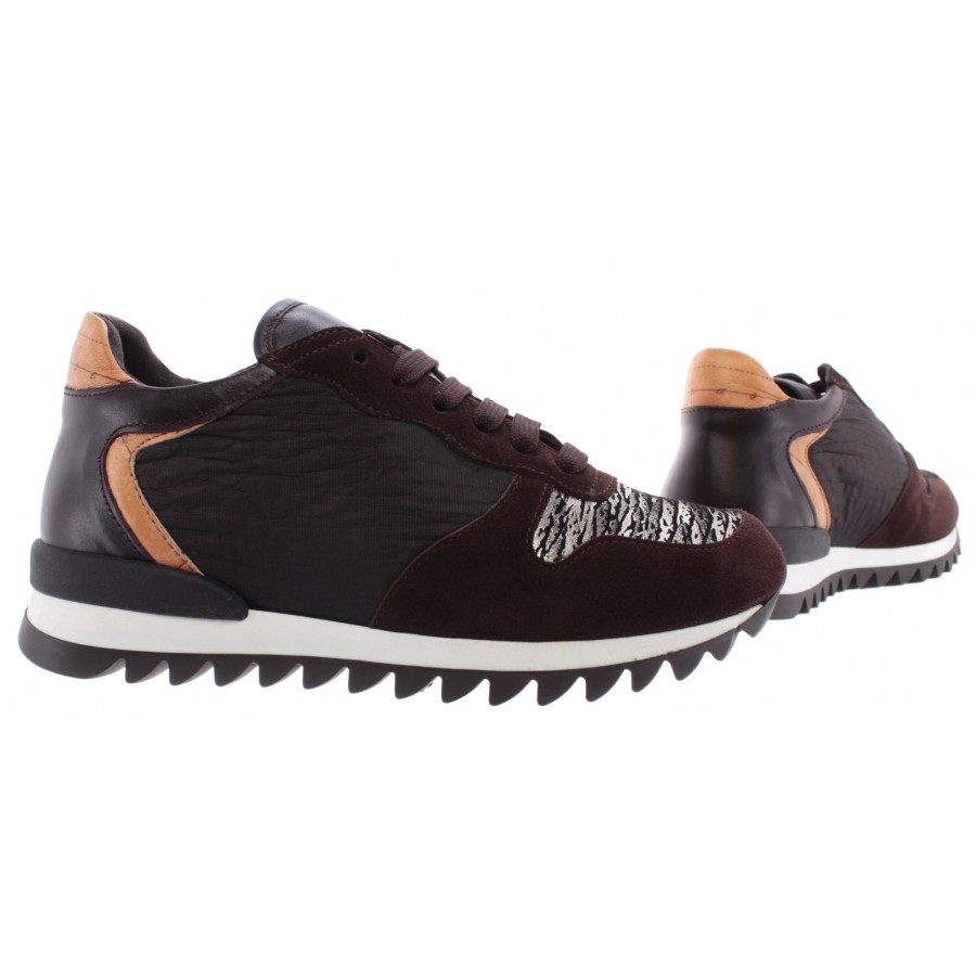 Scarpe Donna Sneakers ALVIERO MARTINI 1°Classe ZA4089419 Dark Brown Marrone ITA