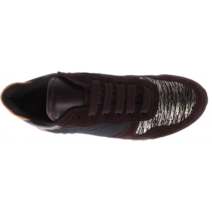 Damen Schuhe Sneakers ALVIERO MARTINI 1°Classe ZA4089419 Dark Brown Italy Neu