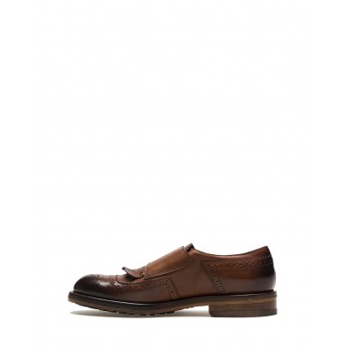 Men's Elegant Shoes DOUCAL'S Triumph Marrone Leather Brown