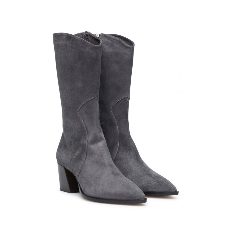 Women's Boots Hells POMME D'OR 5324 Camoscio Grey Suede