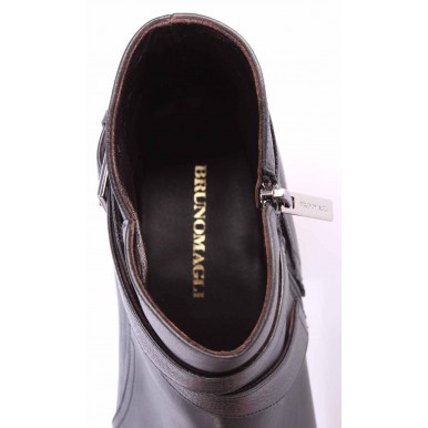 Men's Ankle Boots Shoes BRUNO MAGLI Midway Tronchetto Vitello Morgan Ruhof Black
