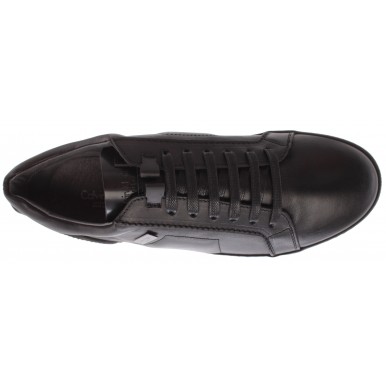 Herren Schuhe Sneakers CALVIN KLEIN Collection 04025/AC SCalf Nero Schwarz Leder