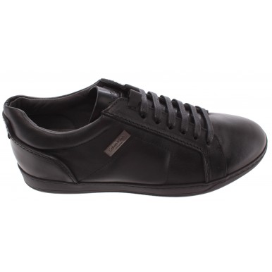 Men's Shoes Sneakers CALVIN KLEIN Collection 04025/AC SCalf Nero Black Leather