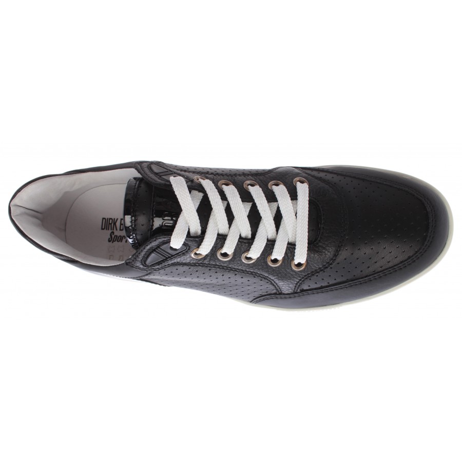 Chaussures Hommes Sneaker DIRK BIKKEMBERGS Sport Couture Olimpian 188 Cuir Noir