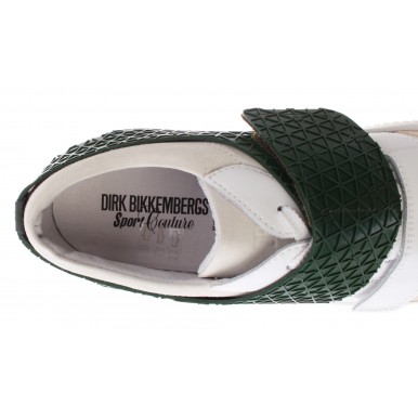 Scarpe Uomo Sneakers DIRK BIKKEMBERGS DBR 102345 Strong ER218 White Green Bianco