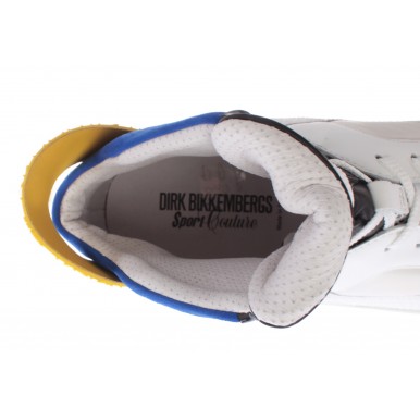 Chaussures Hommes Sneakers DIRK BIKKEMBERGS Sport Couture IT Strong Cuir Blanc
