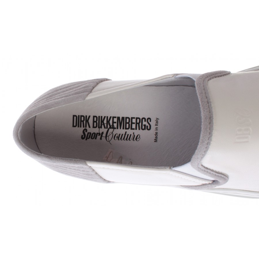Scarpe Slip On Sneaker DIRK BIKKEMBERGS Sport Couture Box 196 Pelle Nuove