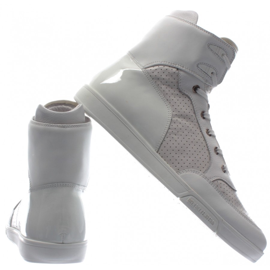 Chaussures Hommes Sneakers DIRK BIKKEMBERGS Sport Couture Olimpian Blanc Nouveau