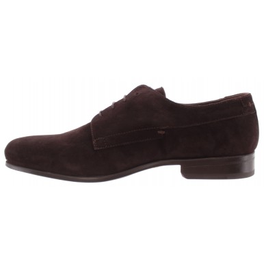Men's Classic Shoes CALVIN KLEIN Collection 1004 Camoscio Africa Suede Brown New