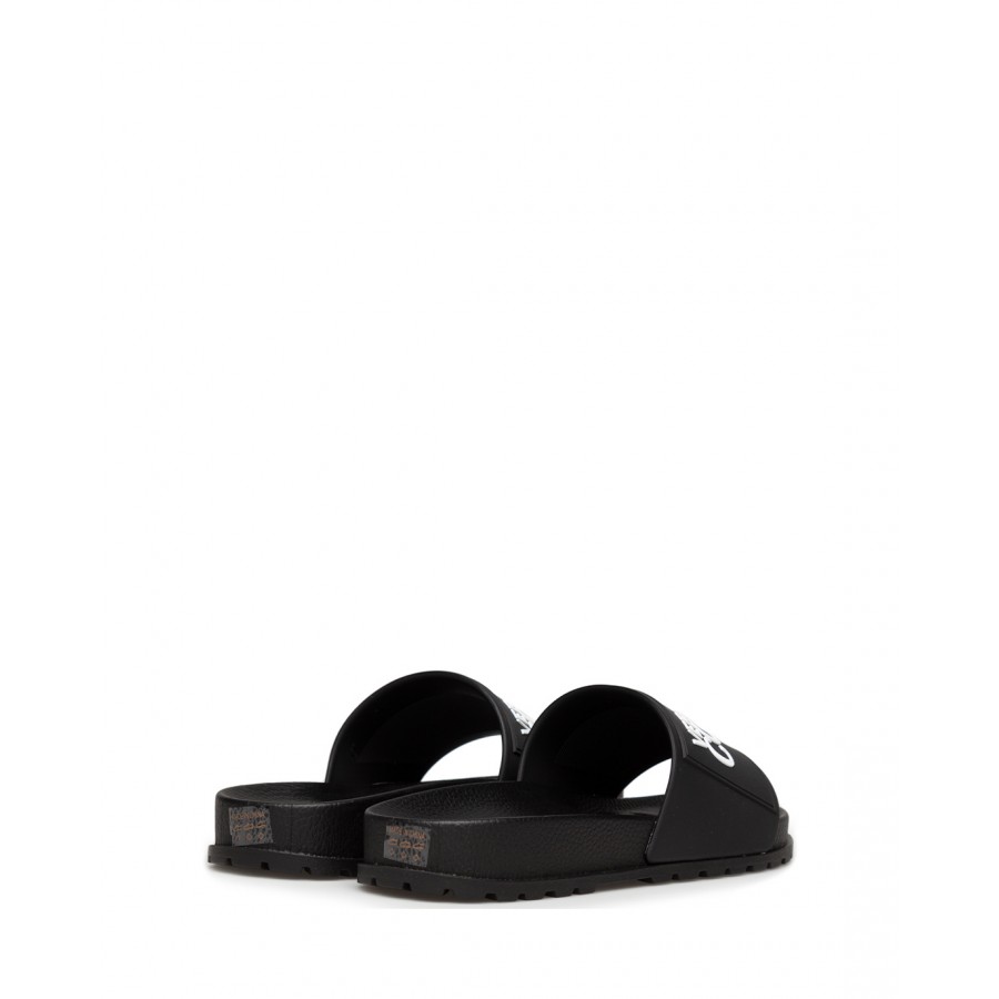 Women's Sandals Slippers VERSACE JEANS COUTURE E0VWASQ2 71353 899 Fabric Black