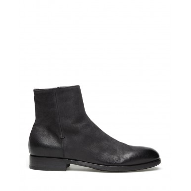 Men's Ankle Boot Shoes PANTANETTI 13980F Iroko Nero Leather Black