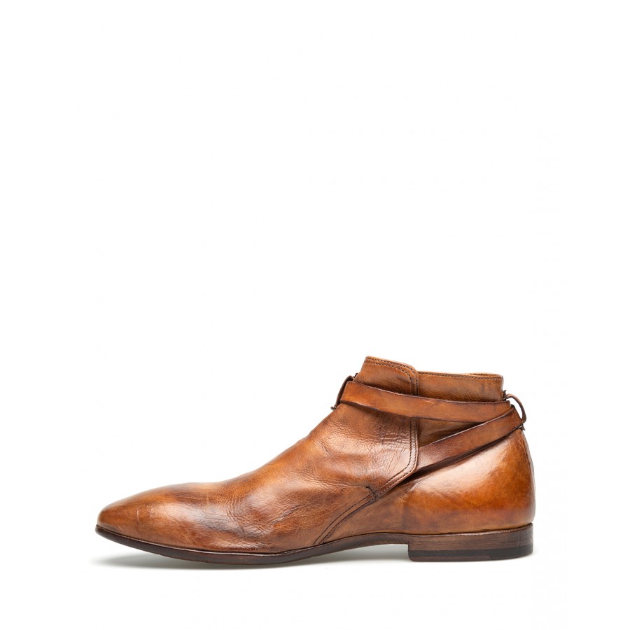 Men's Ankle Boots PREVENTI Davison Leather Brown Vintage
