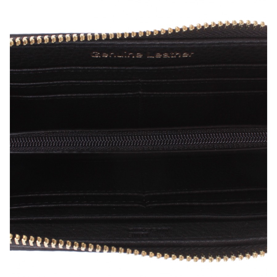 Women's Wallet LOVE MOSCHINO JC5626PP1BLR100A Nero Leather Black