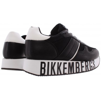 Sneakers Femmes Filles BIKKEMBERGS Junior Cuir Noir