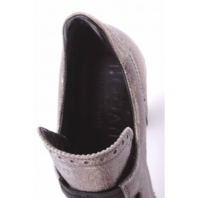 Women's Shoes Brogues Heels HOGAN BY KARL LAGERFELD Leather Made Italy Luxury