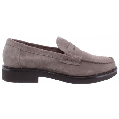 Men's Loafers DOUCAL'S Daino Taupe Suede Gray