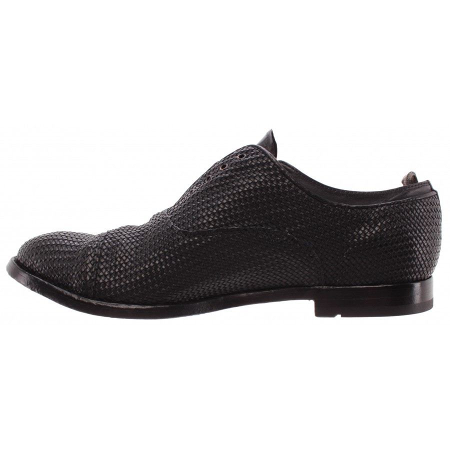 Men's Shoes OFFICINE CREATIVE Anatomia/43 Intreccio Leather Black
