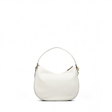 Women's Hand Shoulder Bag LOVE MOSCHINO JC4287 Grain Bianco Leather White