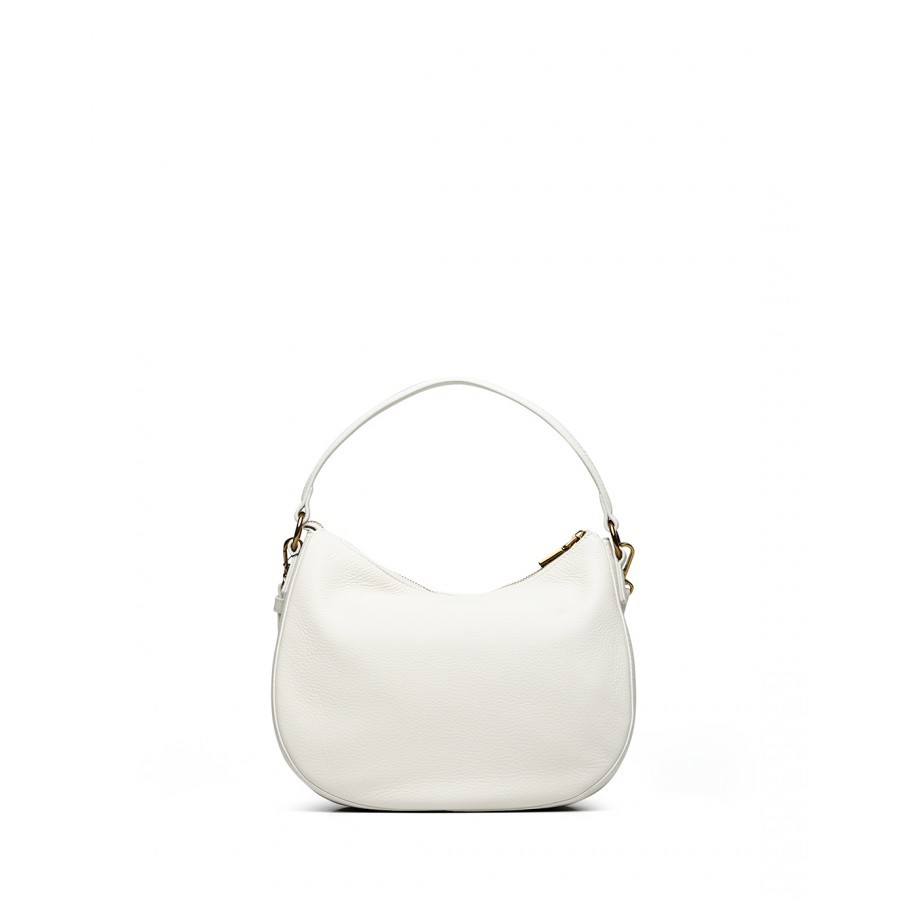 Women's Hand Shoulder Bag LOVE MOSCHINO JC4287 Grain Bianco Leather White