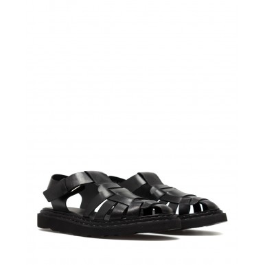 Women's Sandals OFFICINE CREATIVE Ulla 005 Nappah Nero Leather Black