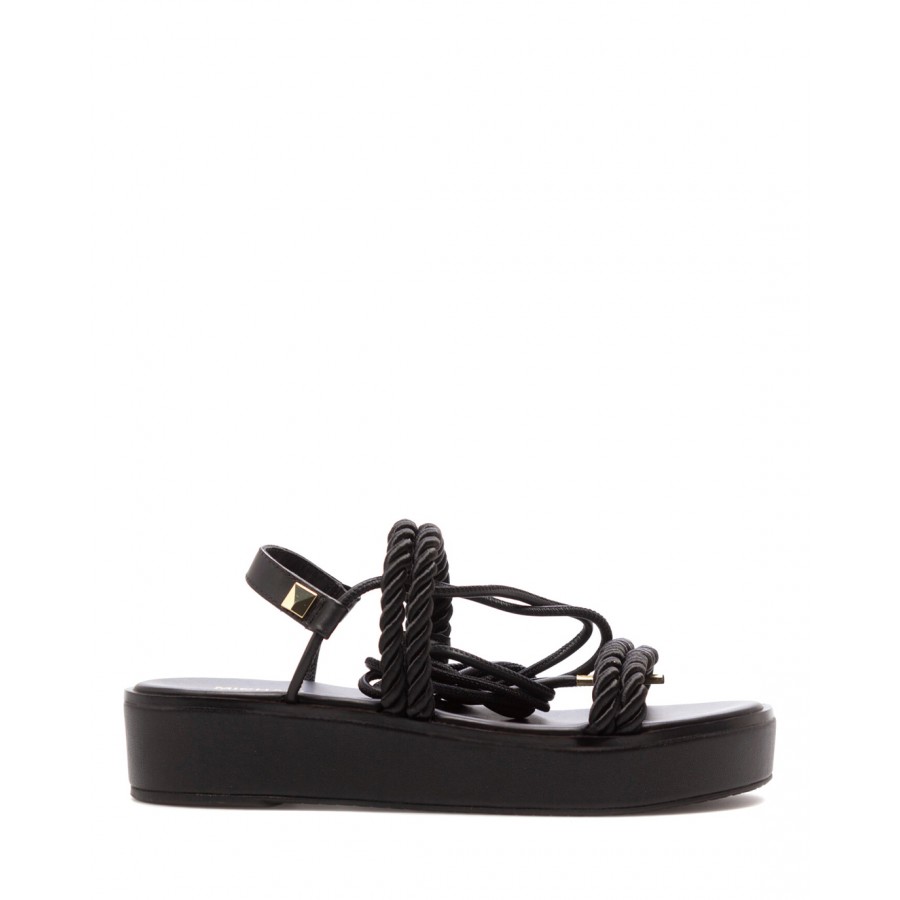Women's Sandals MICHAEL KORS Marina 40S1MRFA2D Black Synthetic