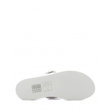 Women's Sandals MICHAEL KORS Bo Slide 40S1BOFA1L OpWh Leather White