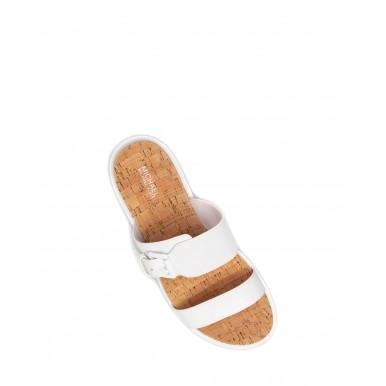 Women's Sandals MICHAEL KORS Bo Slide 40S1BOFA1L OpWh Leather White