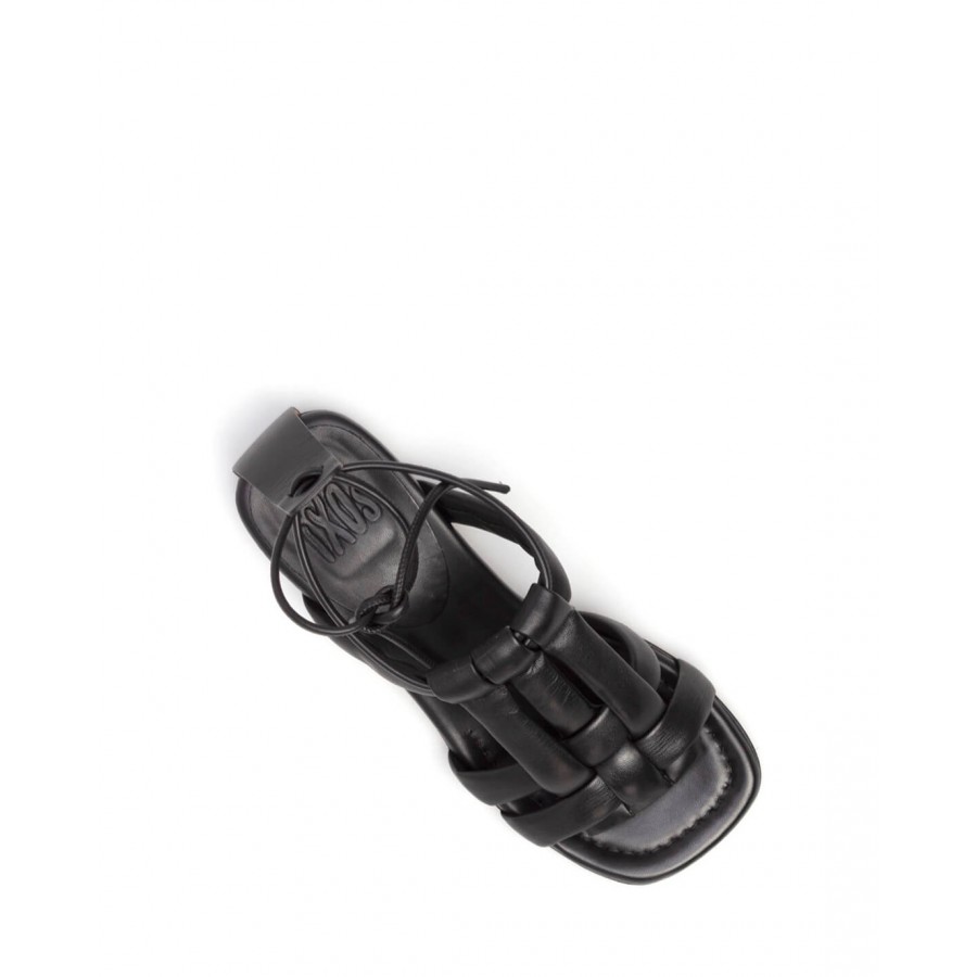 Damen Schuhe Sandalen iXOS E15002 Tokyo Schwarz Leder