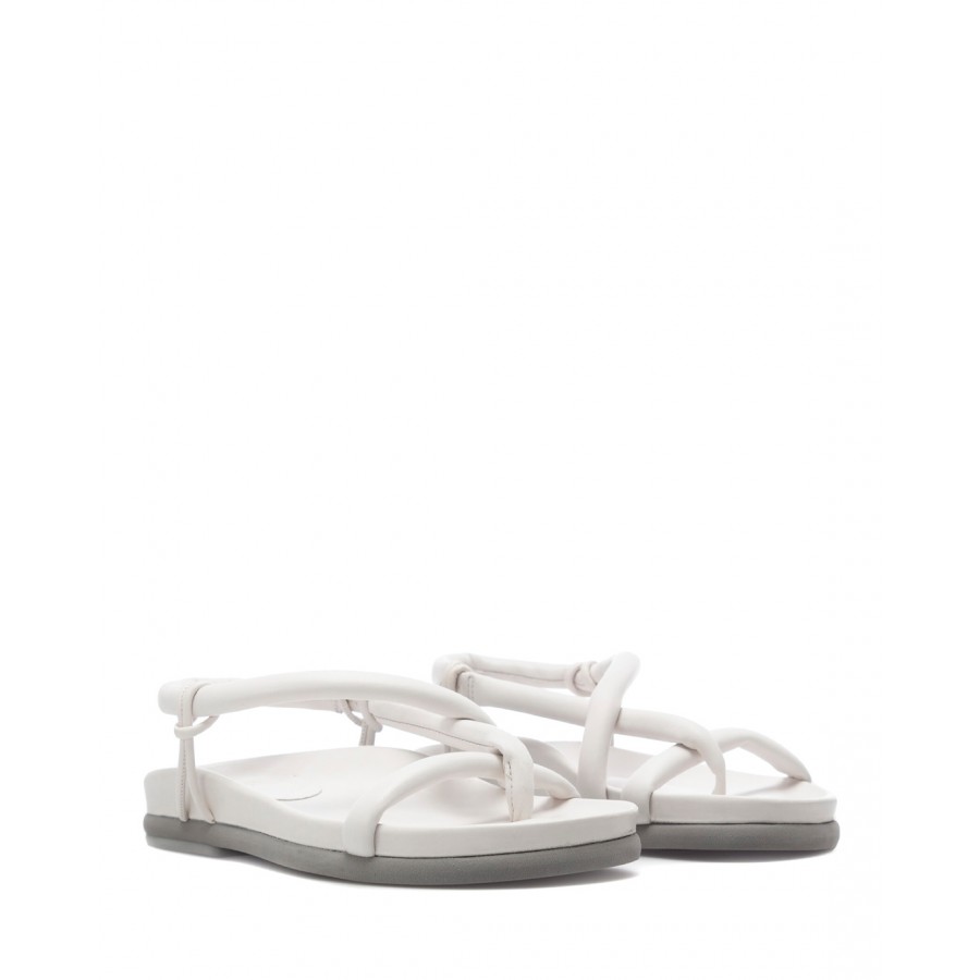 Zapatos Mujeres Sandalia iXOS E25012 Tokyo Gesso Cuero Blanco