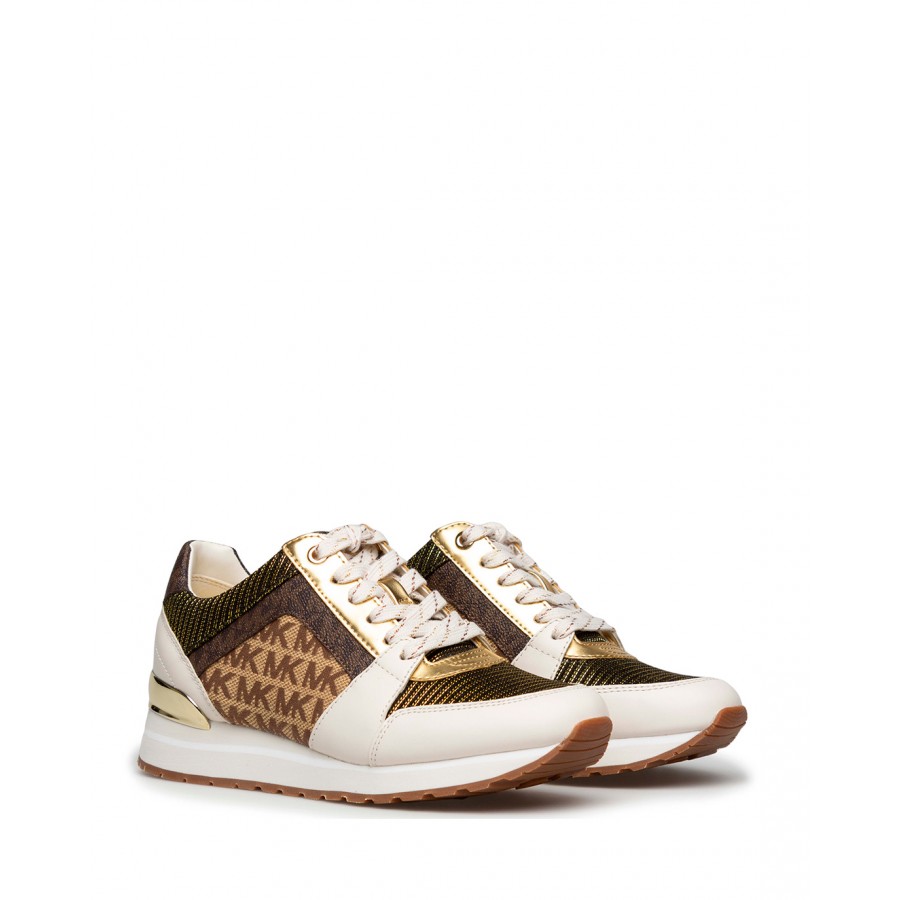 Michael Michael Kors Sneakers With MK All Over Monogram 