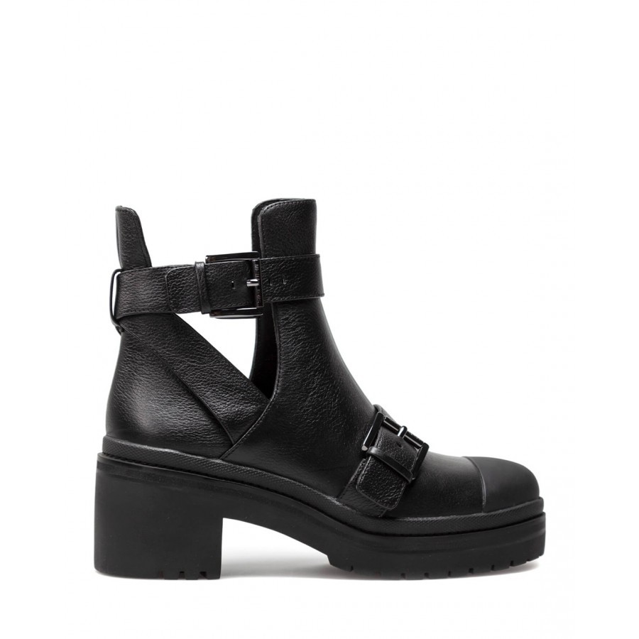 Women's Shoes Ankle Boots MICHAEL KORS Corey Black Leather